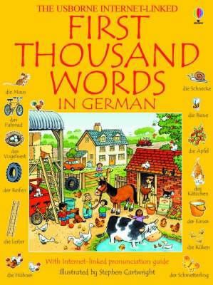 First Thousand Words in German 0746023065 Book Cover