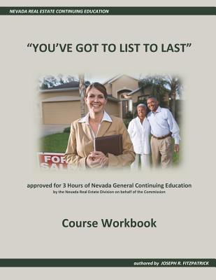 You've Got to List to Last 1095088149 Book Cover