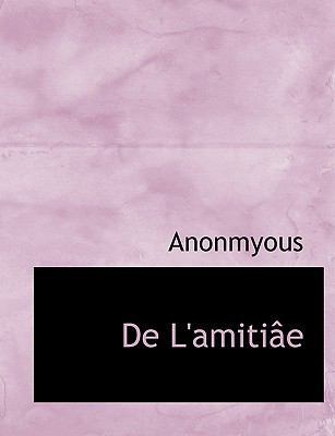 de L'Amiti E 111398564X Book Cover