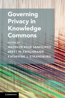 Governing Privacy in Knowledge Commons 1108485146 Book Cover