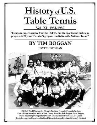 History of U.S. Table Tennis Volume 11 1496000137 Book Cover