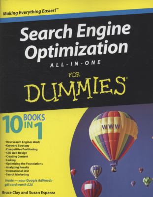 Search Engine Optimization All-in-One For Dummies B002NT3BJS Book Cover