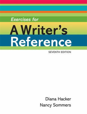 Exercises for A Writer's Reference Large Format 0312649002 Book Cover