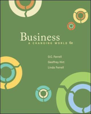 Business: A Changing World 0073511668 Book Cover