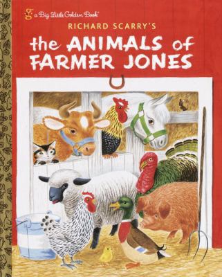 Richard Scarry's the Animals of Farmer Jones 0375925023 Book Cover