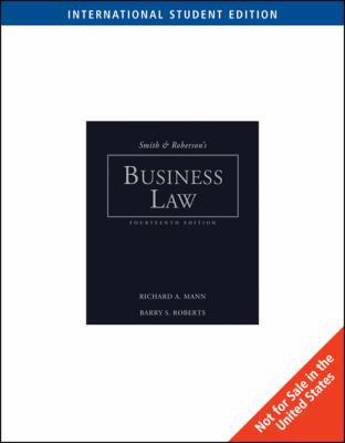 Smith and Roberson's Business Law. 032465541X Book Cover