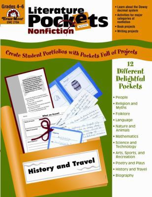 Literature Pockets: Nonfiction, Grades 4-6+ 155799823X Book Cover