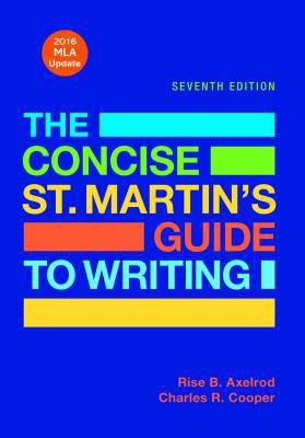 The Concise St. Martin's Guide to Writing with ... 1319088171 Book Cover