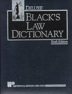 Black's Law Dictionary with Pronunciations, 6th... 031476271X Book Cover