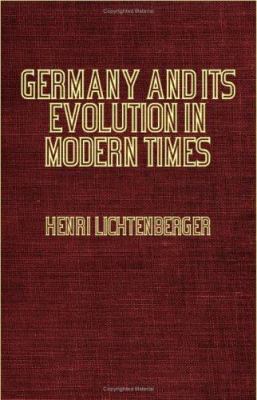 Germany and Its Evolution in Modern Times 1846644550 Book Cover