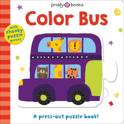 Puzzle and Play: Color Bus: A Press-Out Puzzle ... 1684490952 Book Cover