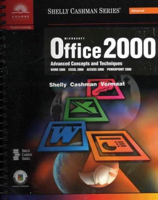 MIcrosoft Office 2000 Advanced Concepts and Tec... 0789556294 Book Cover