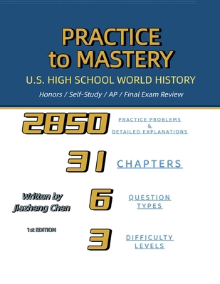 Practice to Mastery: U.S. High School World His... 1965630340 Book Cover