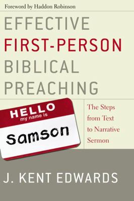 Effective First-Person Biblical Preaching: The ... B005HKOWHU Book Cover