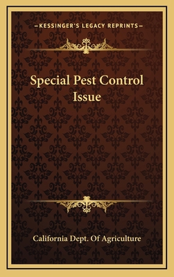Special Pest Control Issue 1168711592 Book Cover