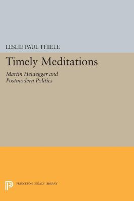 Timely Meditations: Martin Heidegger and Postmo... 0691609381 Book Cover