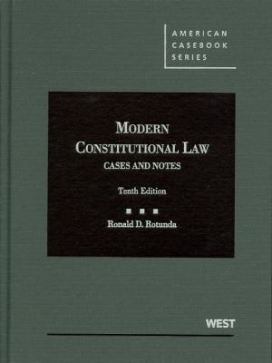 Modern Constitutional Law (American Casebook Se... 0314276467 Book Cover