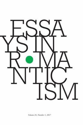 Essays in Romanticism, Volume 24.1 2017 178694037X Book Cover