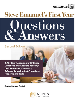 Steve Emanuel's First Year Questions and Answers 1454805250 Book Cover