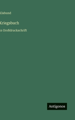 Kriegsbuch: in Großdruckschrift [German] 3566091731 Book Cover