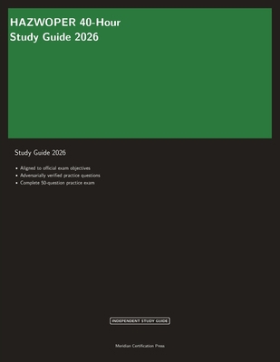 HAZWOPER 40-Hour Study Guide 2026 1608887200 Book Cover