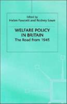 Welfare Policy in Britain 0333675134 Book Cover