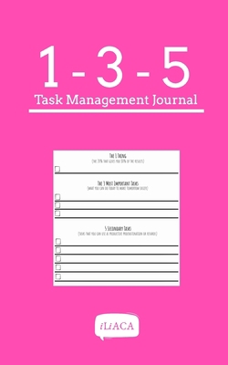 135 Task Management Journal - Pink Cover: Minim... 1714446840 Book Cover