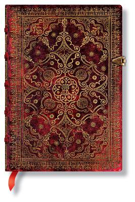 Carmine MIDI Lined Hardcover Journal, 240pg, 12... 1439726876 Book Cover