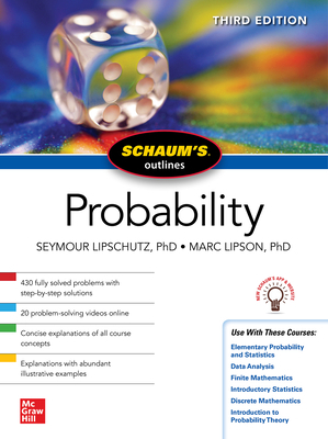 Schaum's Outline of Probability, Third Edition 1264258844 Book Cover