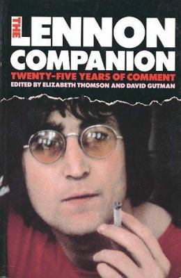 Lennon Companion: Twenty-Five Years of Comment 0028725956 Book Cover