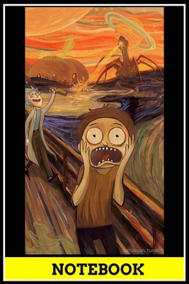 Rich and Morty notebook - best gift for Rich and Morty lovers: 6x9 inch, 120 pages, blank line, notepad, journal, Rich and Morty notebook, Rich and Morty office supplies