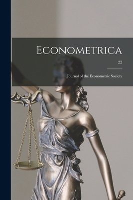 Econometrica: Journal of the Econometric Societ... 1013332180 Book Cover