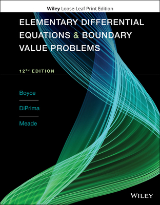Elementary Differential Equations and Boundary ... 1119777690 Book Cover