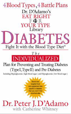 Diabetes: Fight It with the Blood Type Diet 0399151028 Book Cover