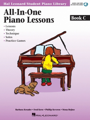 All-In-One Piano Lessons Book C Book/Online Aud... 1617806900 Book Cover