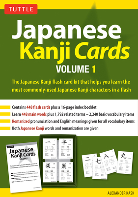 Japanese Kanji Cards Kit Volume 1: Learn 448 Ja... 480531415X Book Cover