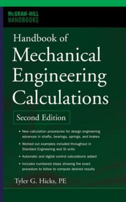 Handbook of Mechanical Engineering Calculations... 0071458867 Book Cover