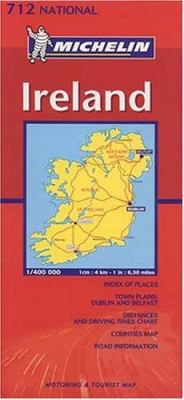 Michelin Ireland Map 2061004776 Book Cover