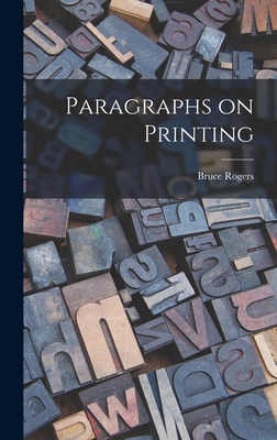 Paragraphs on Printing 1013906764 Book Cover