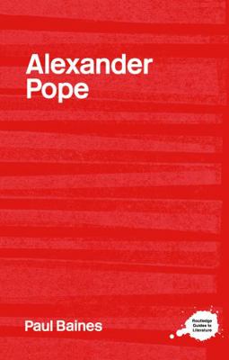 Alexander Pope 0415202450 Book Cover