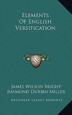 Elements of English Versification 1163433985 Book Cover