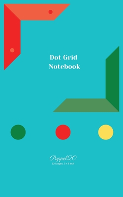 Dot Grid Notebook - light blue cover - 124 page... 1034148168 Book Cover