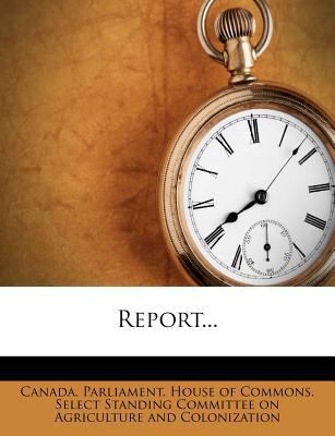 Report... 1278114076 Book Cover