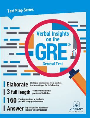 Verbal Insights on the GRE General Test 1946383368 Book Cover