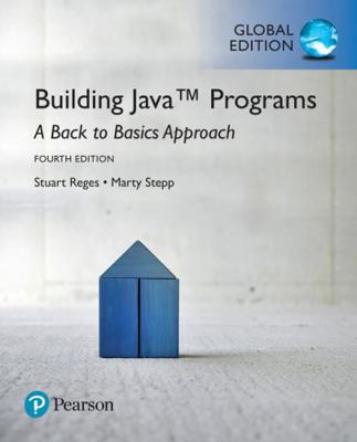 Building Java Programs: A Back to Basics Approa... 129216168X Book Cover