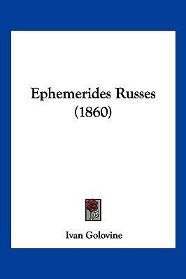Ephemerides Russes (1860) [French] 1160293104 Book Cover