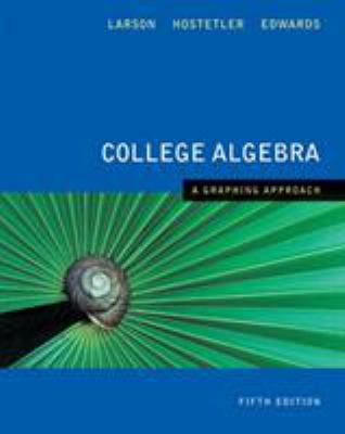 College Algebra A Graphing Approach 0618851887 Book Cover