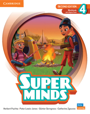 Super Minds Level 4 Workbook with Digital Pack ... 1108909310 Book Cover