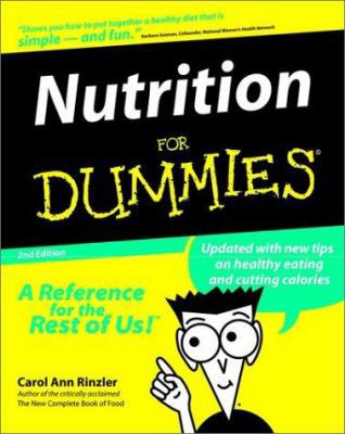 Nutrition for Dummies. 0764551809 Book Cover