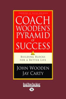 Coach Wooden's Pyramid of Success (Large Print ... 1459605039 Book Cover